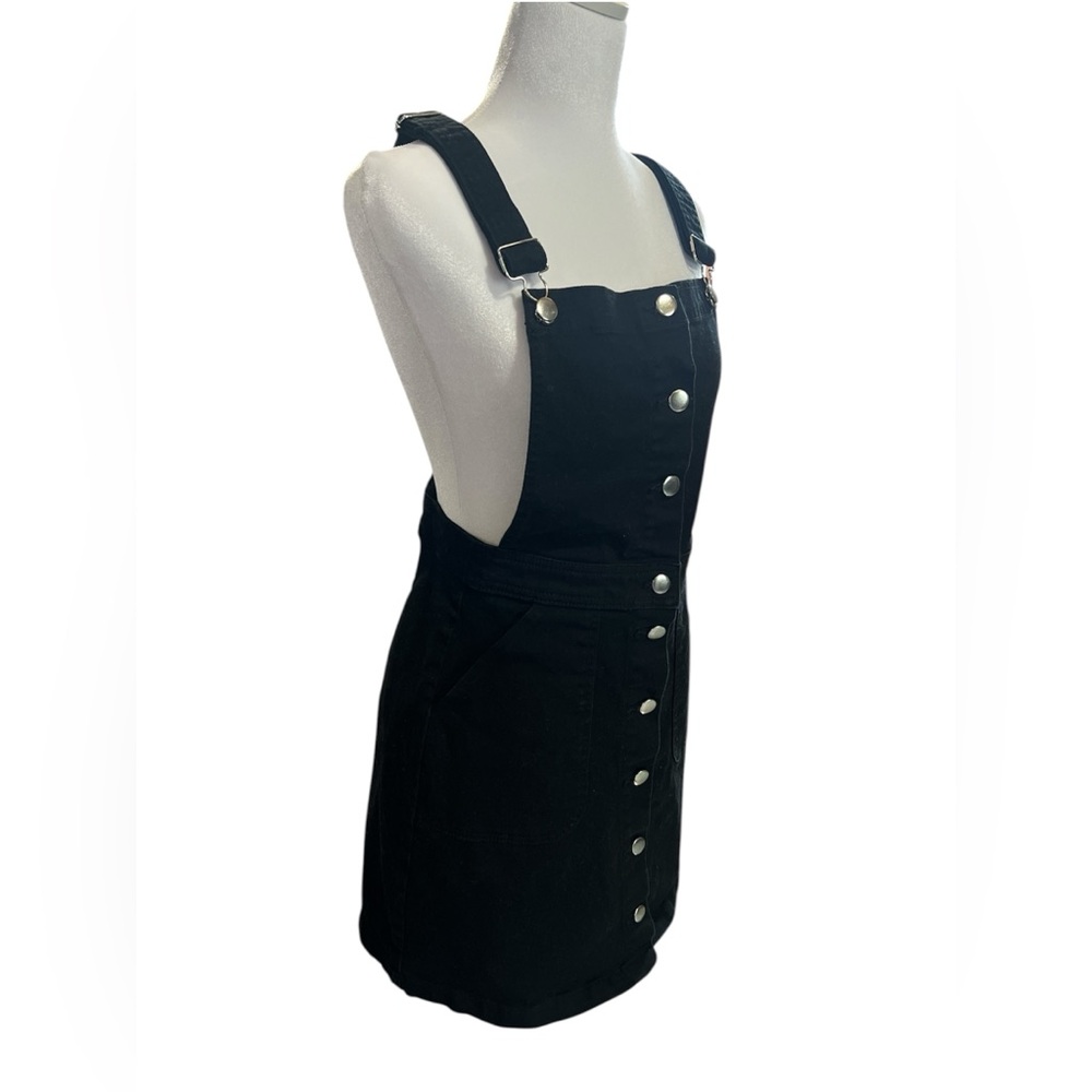 Divided Black Mini Dress